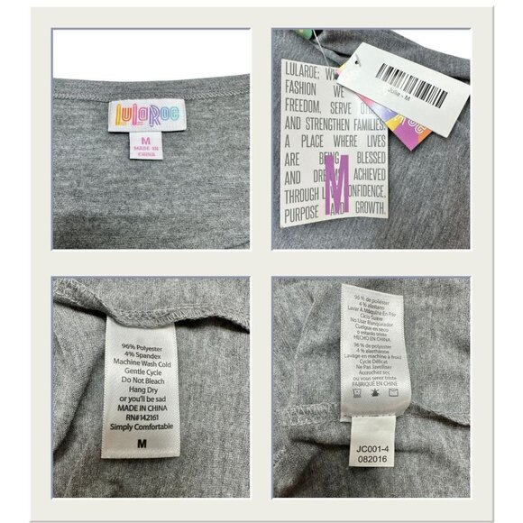 LuLaRoe Retired Julia Bundle of 5 Medium Dresses all NWT Multicolors - Picture 3 of 13